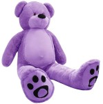 Klasyczny Pluszowy Miś – Fioletowy 180 cm