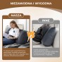 Prosta Poduszka Pod Plecy do Czytania w Łóżku z Kieszenią – Szara, porównanie produktów