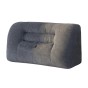Prosta Poduszka Pod Plecy do Czytania w Łóżku z Kieszenią – Szara