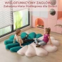 Dzieci bawiące się na Poduszkach w Kształcie Muszli.