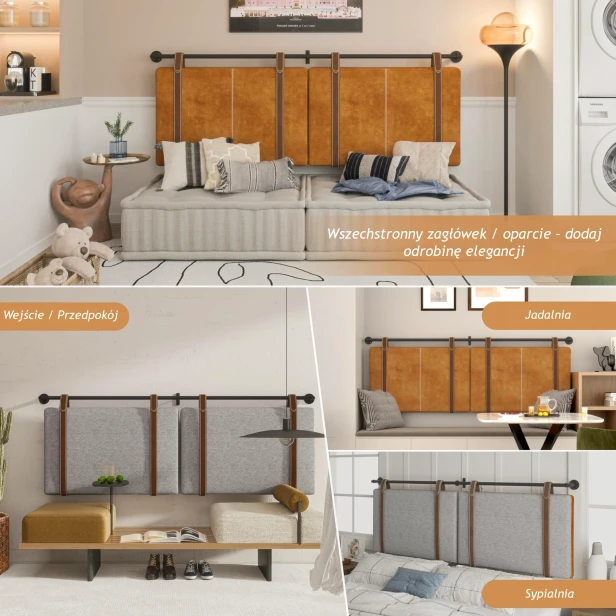 Dwustronny Regulowany Zagłówek Ścienny, możliwości wykorzystania.