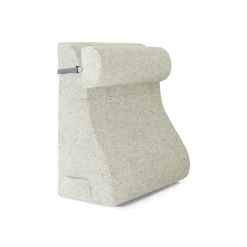 Poduszka do Czytania Ortopedyczna – Biały Len