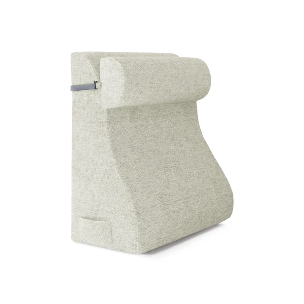 Poduszka do Czytania Ortopedyczna – Biały Len